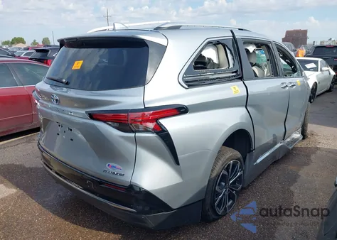 2025 Toyota Sienna Platinum from USA, damaged, VIN 5TDERKEC7SS246229